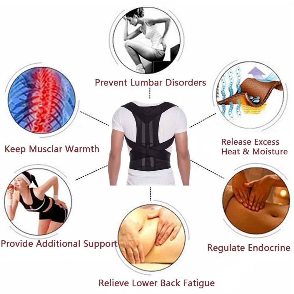 Adjustable Posture Corrector Brace Belt - Gaivana