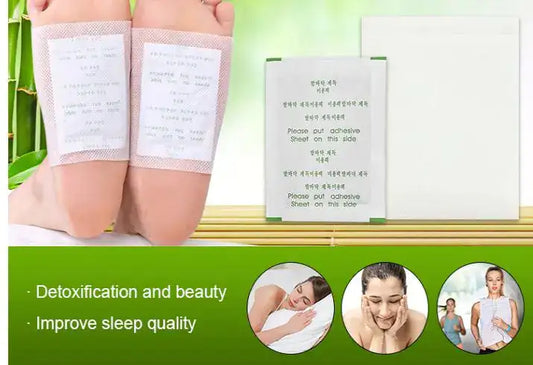 Bamboo Vinegar Detox Foot Patch - 20 Pack - Gaivana