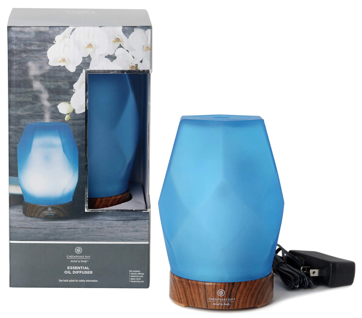 Aromatherapy Essential Oil Diffuser Wood Grain Base - Gaivana