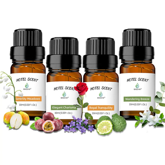 BAIEHSIJI Hotel Scents- Hotel Diffuser Oil Pure Essential Oil Scent - Top 4x10ML Home and Luxury Hotel Inspired Aromatherapy Scent Diffuser Oil - Gaivana